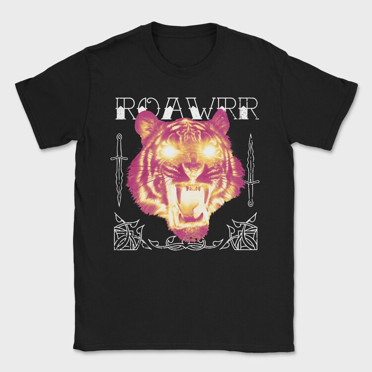Tiger Roawrr, Tricou Barbati (Unisex)