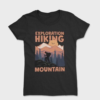 Exploration Hiking Mountain, Tricou Femei