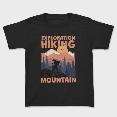 Exploration Hiking Mountain, Tricou Copii
