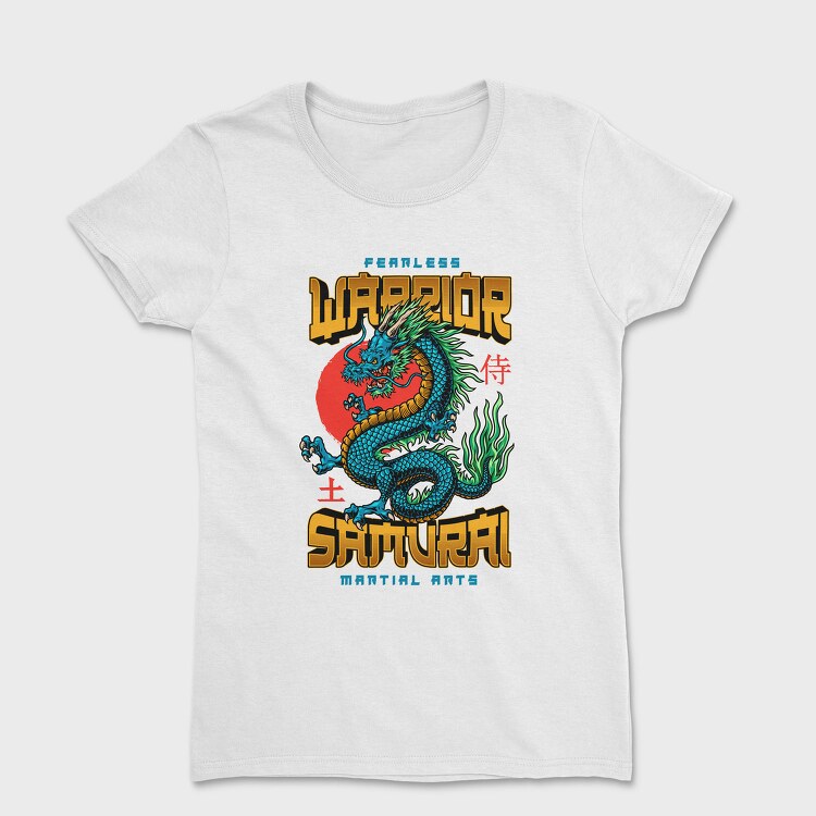Fearless Samurai Dragon, Tricou Femei