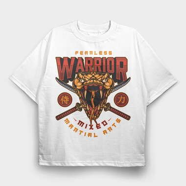 Fearless Warrior Arts 1, Tricou Oversize Barbati (Unisex)