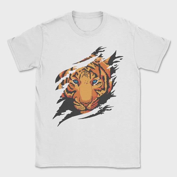 Tiger Ripped, Tricou Barbati (Unisex)