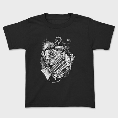 Fishing Anchor Fish, Tricou Copii