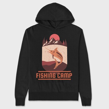 Fishing Camp Adventure, Hanorac Oversize Barbati (Unisex)