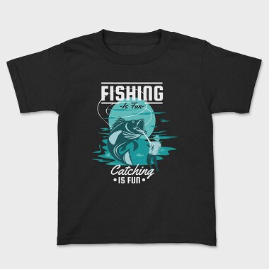 Fishing Fun Fisherman, Tricou Copii