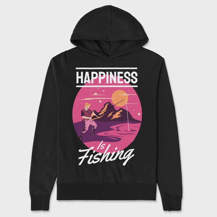 Fishing Is Life, Hanorac Oversize Barbati (Unisex)