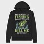 Fishing Kill Me, Hanorac Oversize Barbati (Unisex)