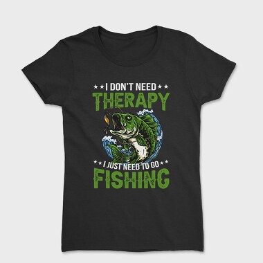 Fishing Therapy Bass, Tricou Femei
