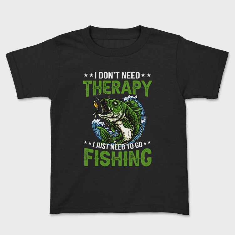 Fishing Therapy Bass, Tricou Copii