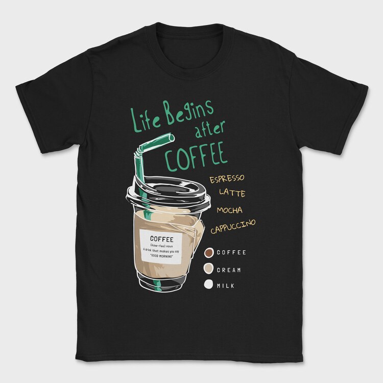 Coffee Good Morning, Tricou Barbati (Unisex)
