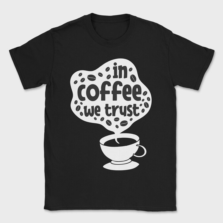 Coffee Trust Beans, Tricou Barbati (Unisex)