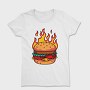 Flaming Burger Feast, Tricou Femei