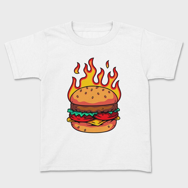 Flaming Burger Feast, Tricou Copii