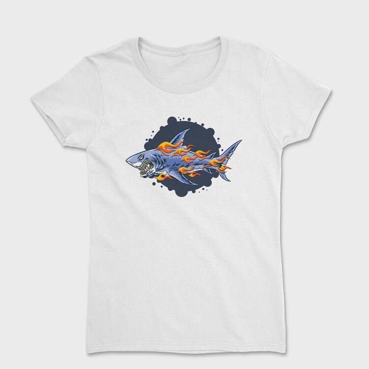 Flaming Shark Attack, Tricou Femei