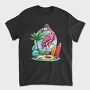 Flamingo Surf Paradise, Tricou Barbati (Unisex)