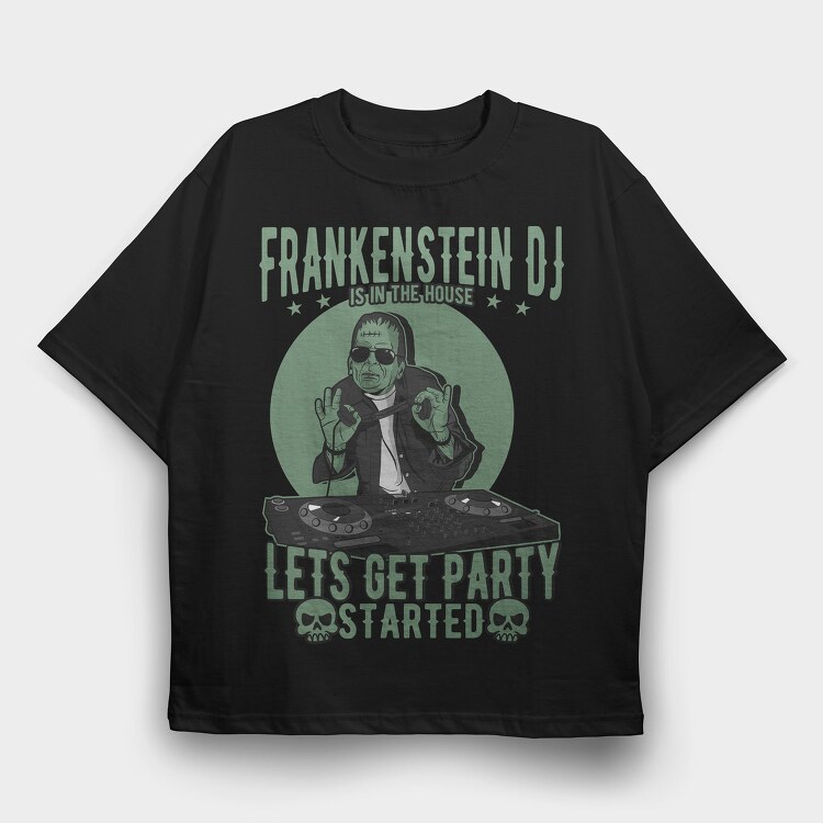 Frankenstein Party Mix, Tricou Oversize Barbati (Unisex)