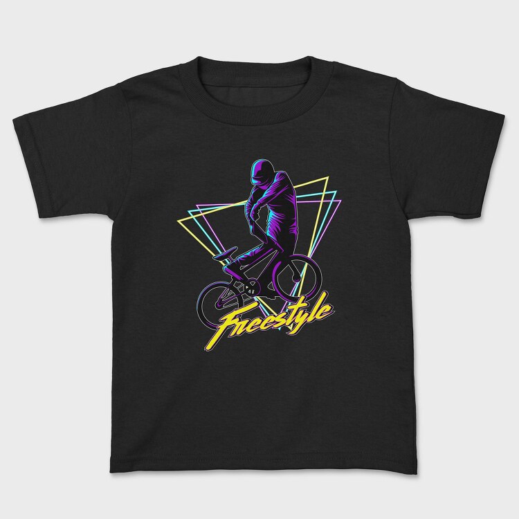 Freestyle Neon Cyclist, Tricou Copii
