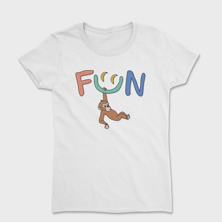 Fun Monkey Bananas, Tricou Femei