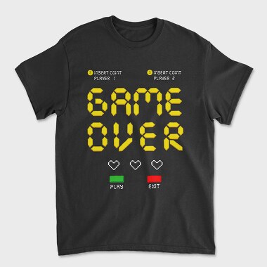 Game Over Cash, Tricou Barbati (Unisex)