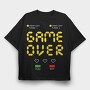 Game Over Cash, Tricou Oversize Barbati (Unisex)