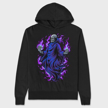 Ghostly Flames, Hanorac Oversize Barbati (Unisex)