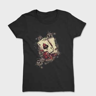 Ace Of Spades Skull, Tricou Femei