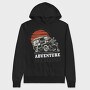 Adventure Calling Jeep, Hanorac Oversize Barbati (Unisex)