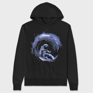 Astronaut Wave Surf, Hanorac Oversize Barbati (Unisex)