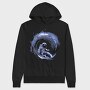Astronaut Wave Surf, Hanorac Oversize Barbati (Unisex)