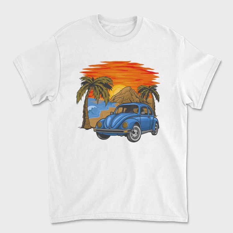 Beetle Beach Sunset, Tricou Barbati (Unisex)