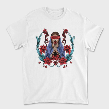 Blindfolded Beauty, Tricou Barbati (Unisex)