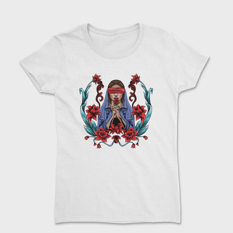Blindfolded Beauty, Tricou Femei