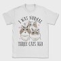 Three Cats Quote, Tricou Barbati (Unisex)