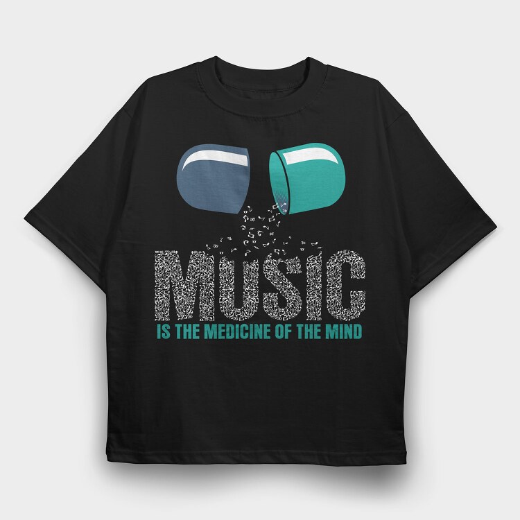 Bucket Of Mind Medicine, Tricou Oversize Barbati (Unisex)