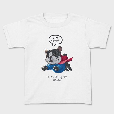 Bulldog Superhero, Tricou Copii