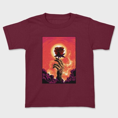 Burning Rose Hand, Tricou Copii