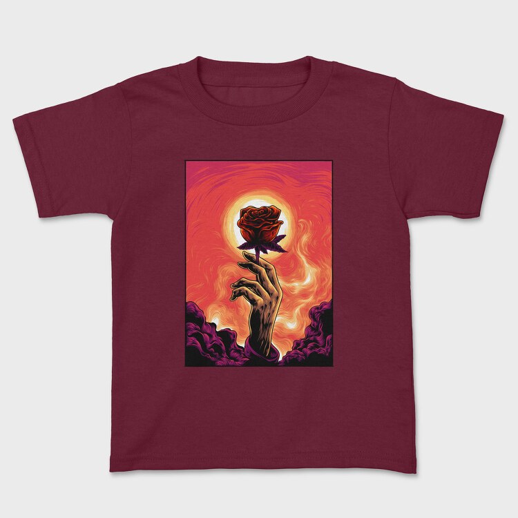 Burning Rose Hand, Tricou Copii