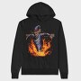 Burning Scarecrow, Hanorac Oversize Barbati (Unisex)