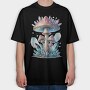 Crystal Mushroom Glow, Tricou Oversize Barbati (Unisex)