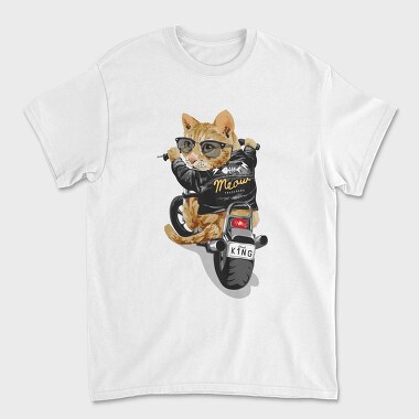 Cat King Meow, Tricou Barbati (Unisex)