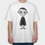 Cute Dracula Sublimation, Tricou Oversize Barbati (Unisex)