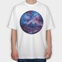 Cosmic Mountain Spirit, Tricou Oversize Barbati (Unisex)