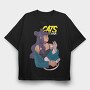 Cats Meow 1, Tricou Oversize Barbati (Unisex)