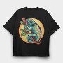 Chameleon Twist, Tricou Oversize Barbati (Unisex)
