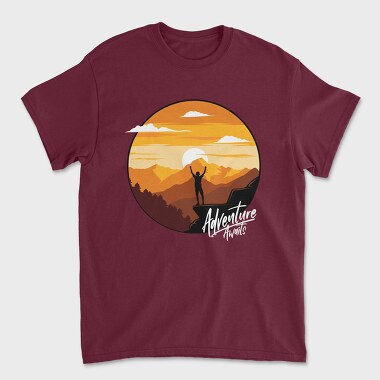 Adventure Summit, Tricou Barbati (Unisex)