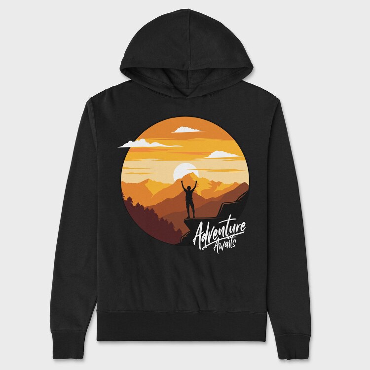 Adventure Summit, Hanorac Oversize Barbati (Unisex)