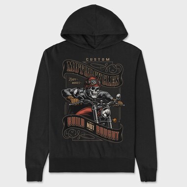 Custom Motorcyles Build Not Bought, Hanorac Oversize Barbati (Unisex)
