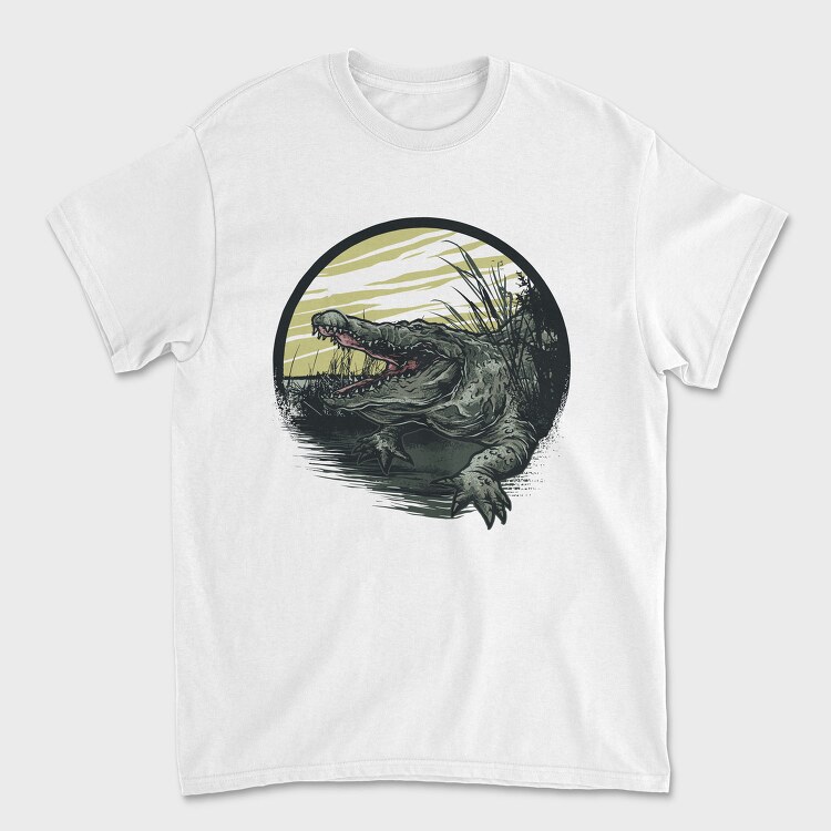Alligator Attack, Tricou Barbati (Unisex)