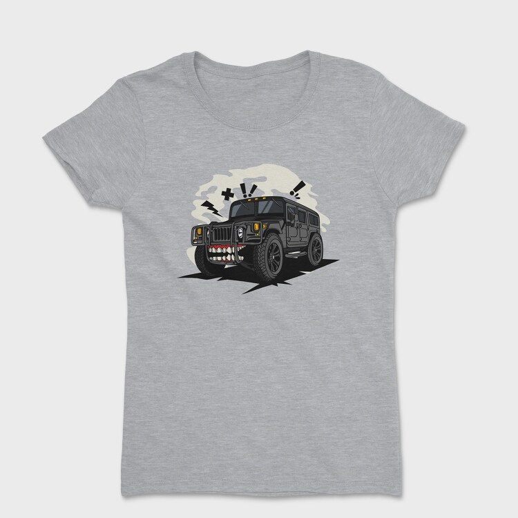 Angry Hummer Teeth, Tricou Femei