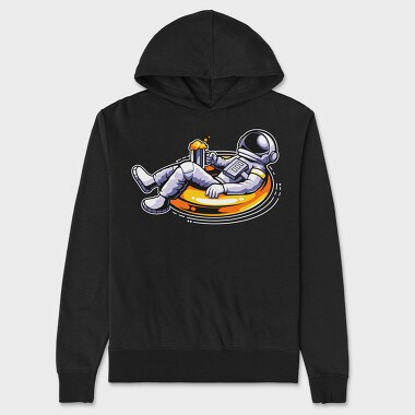 Astronaut Beer Float, Hanorac Oversize Barbati (Unisex)